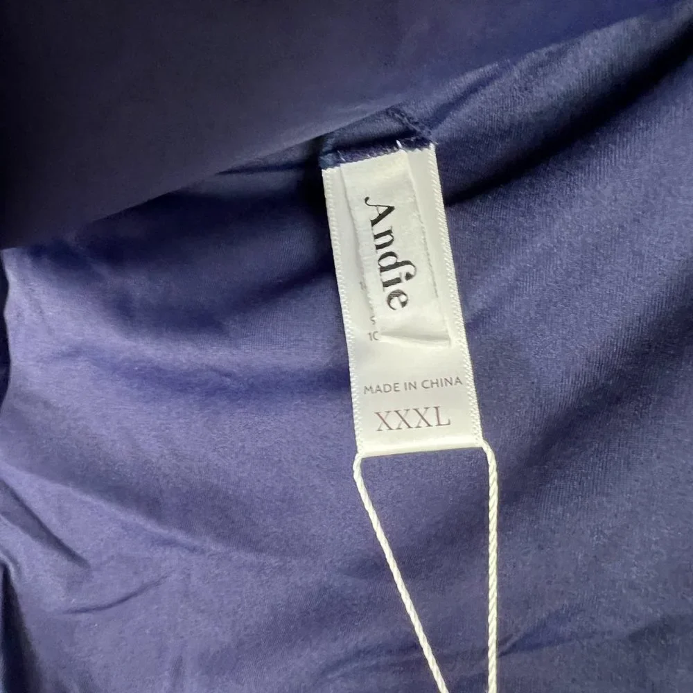 NWT Andie Swim The Banded Cheeky Bottom Bikini Bottoms Flat Navy Size XXXL NEW - Picture 7 of 11